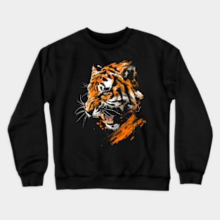 Tigers' Stripes Camouflage Mystery Crewneck Sweatshirt